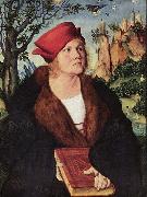 Lucas Cranach the Elder Portrat des Dr. Johannes Cuspinian oil painting on canvas